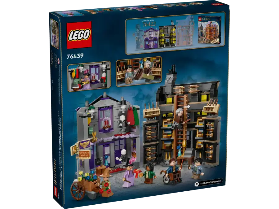 Блоковий конструктор LEGO Harry Potter Крамниця Оллівандера і ательє мадам Малкін (76439)
