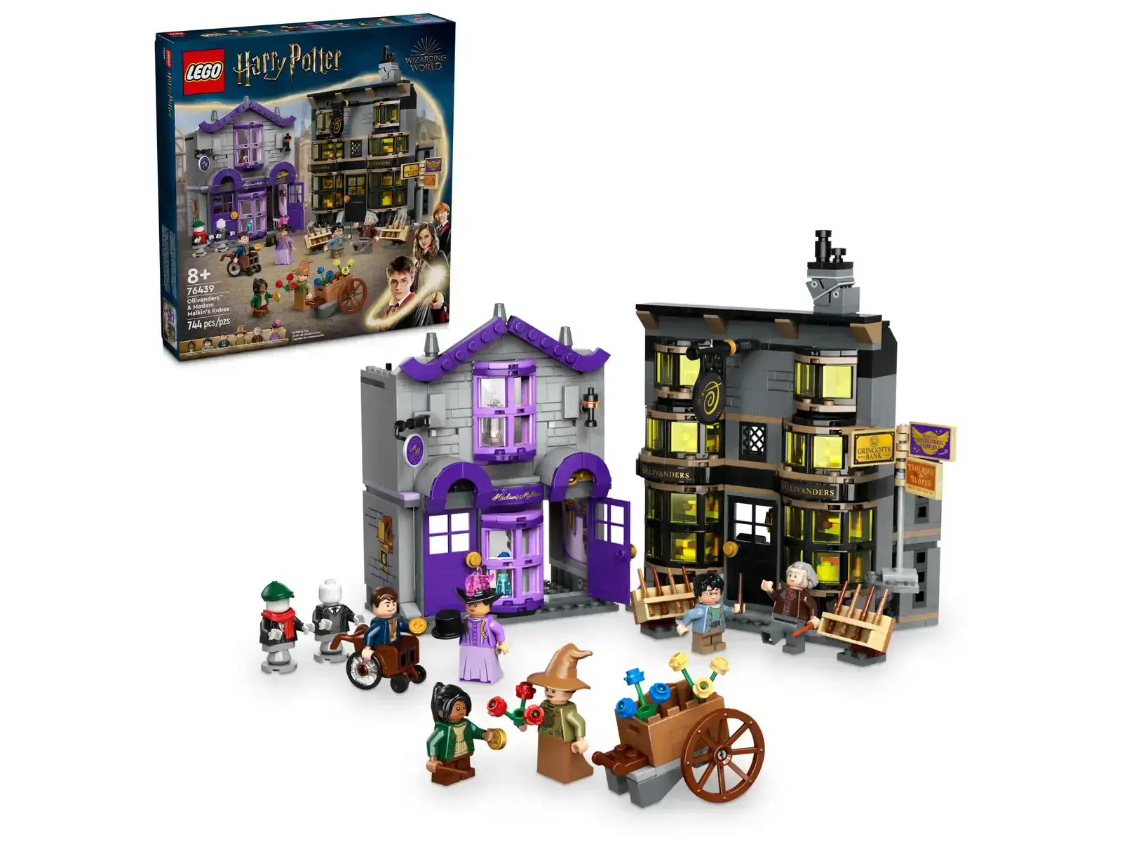 Блоковий конструктор LEGO Harry Potter Крамниця Оллівандера і ательє мадам Малкін (76439)