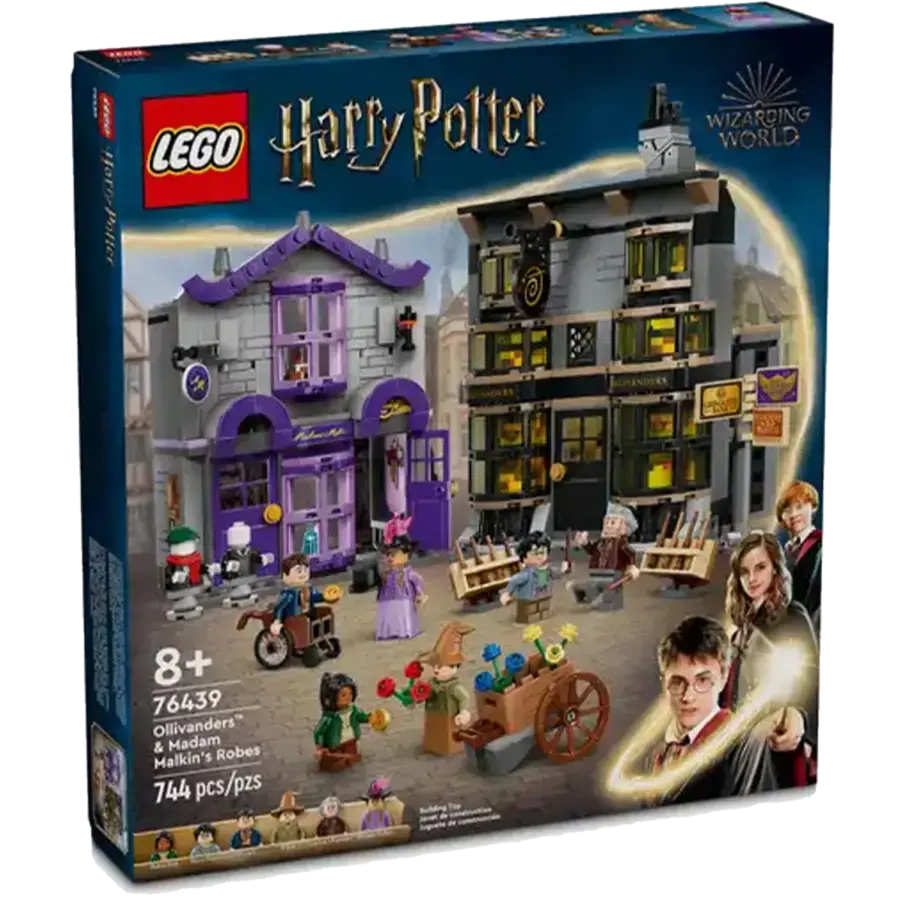 Блоковий конструктор LEGO Harry Potter Крамниця Оллівандера і ательє мадам Малкін (76439)