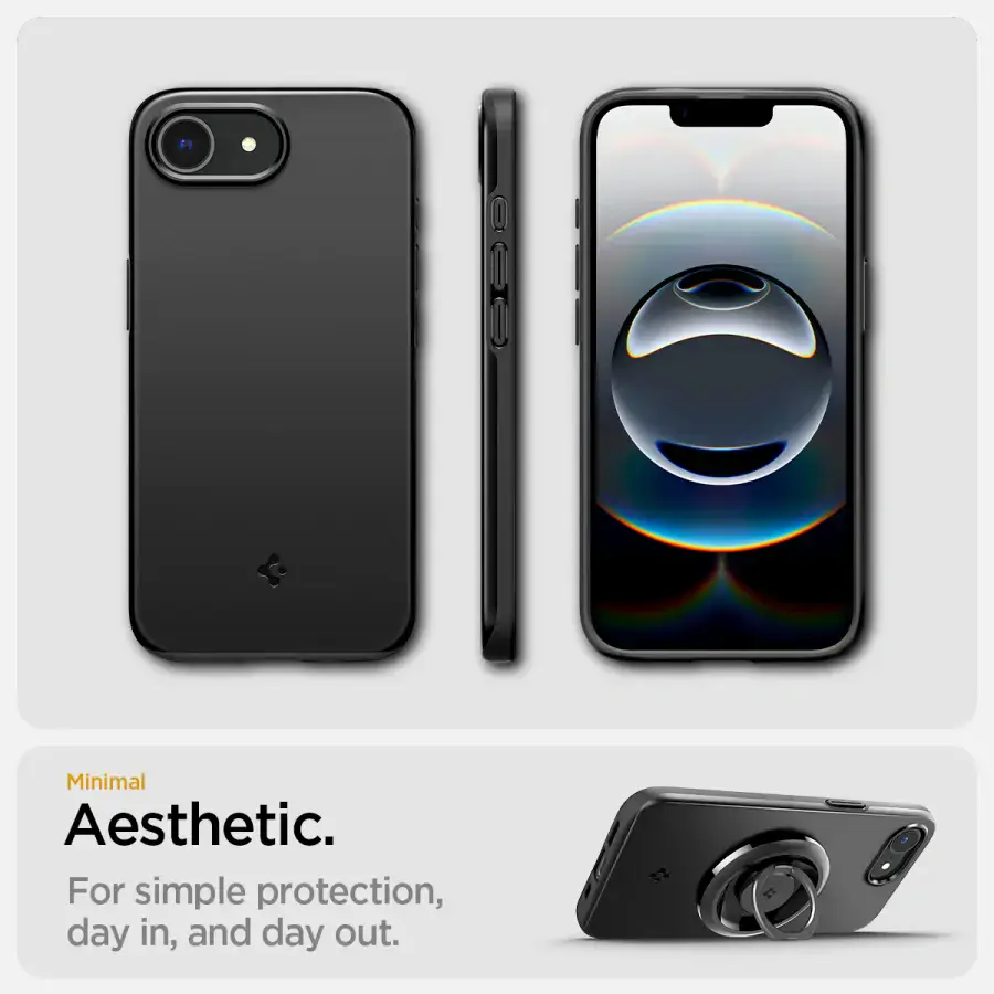 Чохол Spigen Thin Fit для iPhone 16e - Black (ACS09135)
