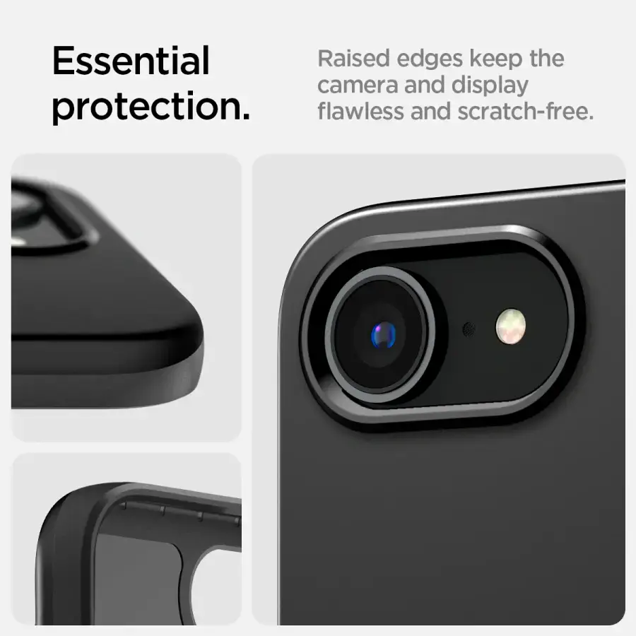 Чохол Spigen Thin Fit для iPhone 16e - Black (ACS09135)