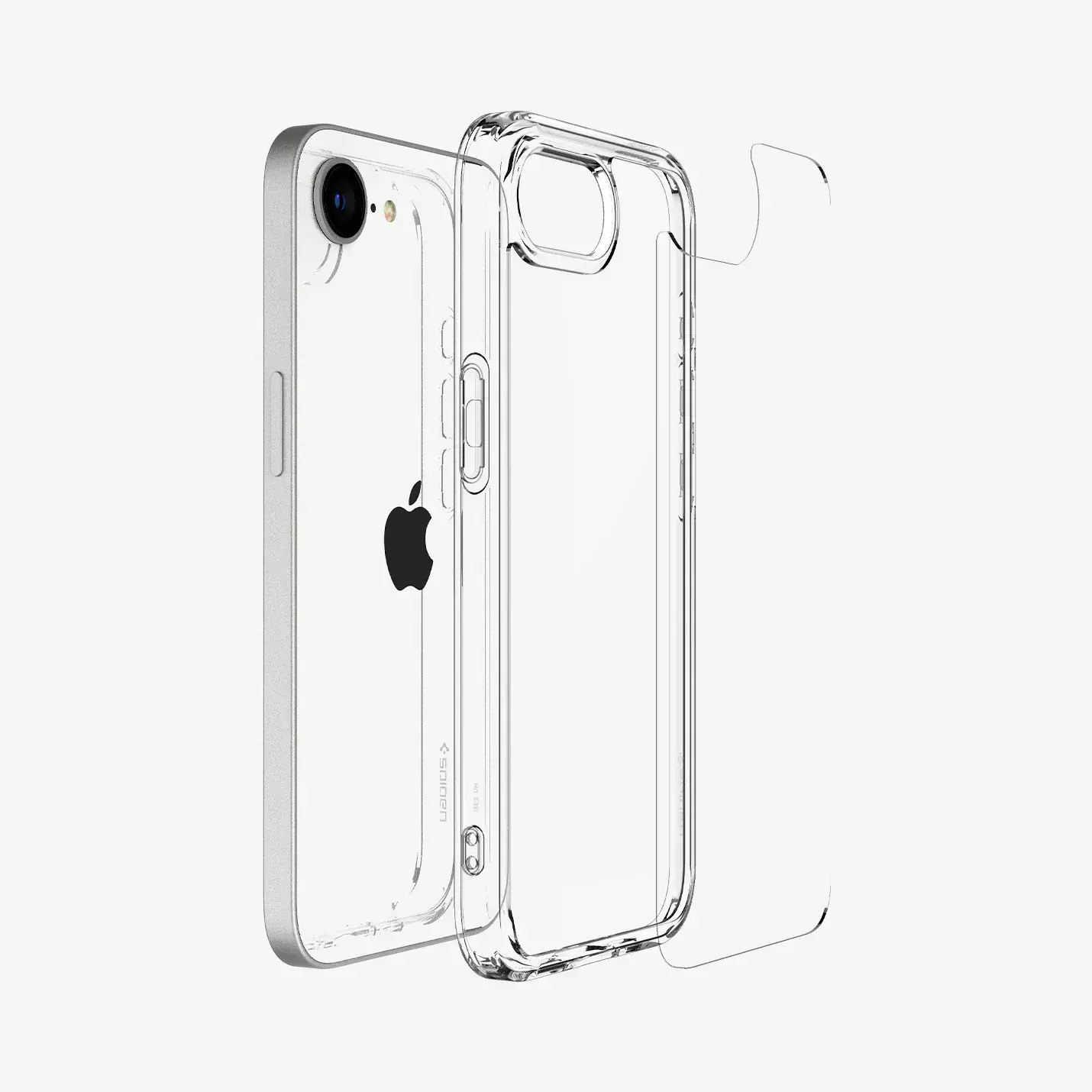 Чохол Spigen Ultra Hybrid для iPhone 16e - Crystal Clear (ACS09160)