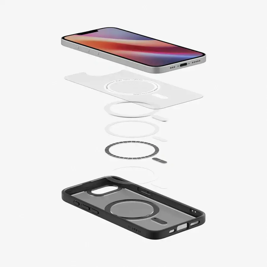 Чохол Spigen Ultra Hybrid з MagSafe для iPhone 16e - Frost Black (ACS09144)