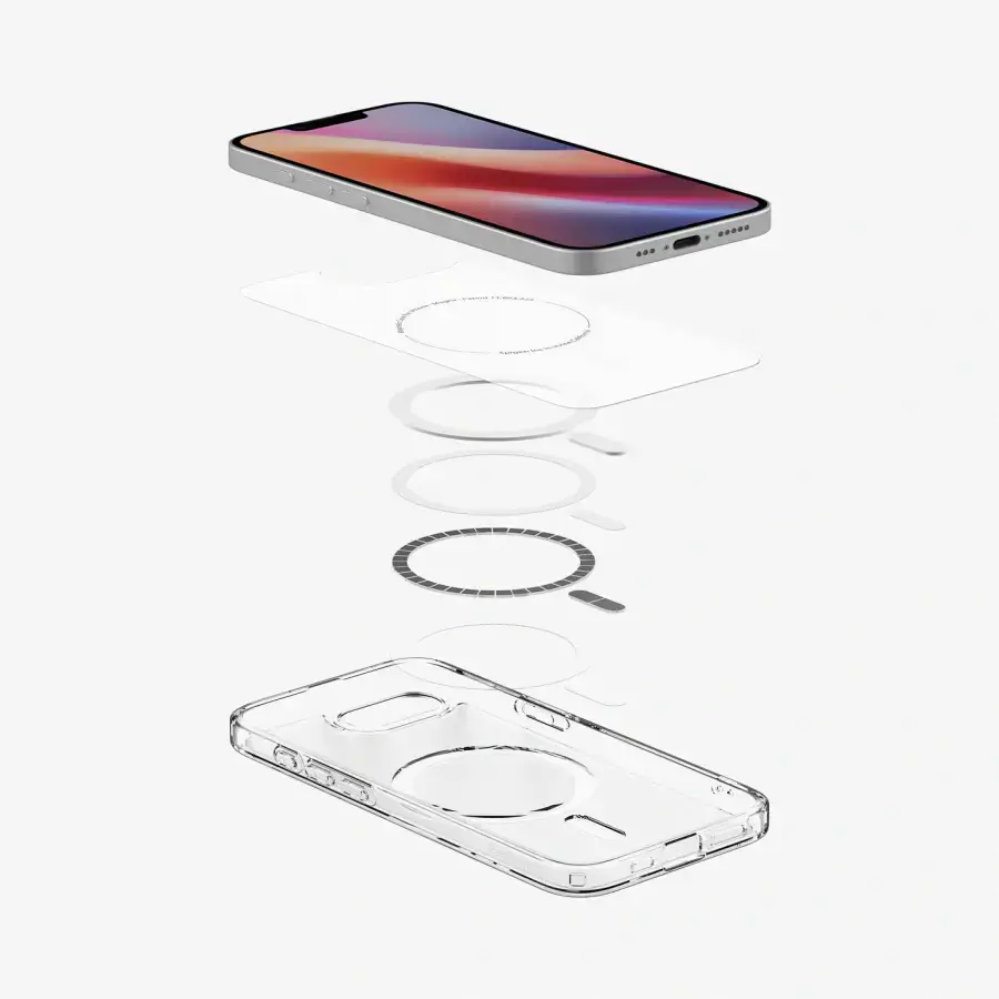 Чохол Spigen Ultra Hybrid з MagSafe для iPhone 16e - Frost White (ACS09145)