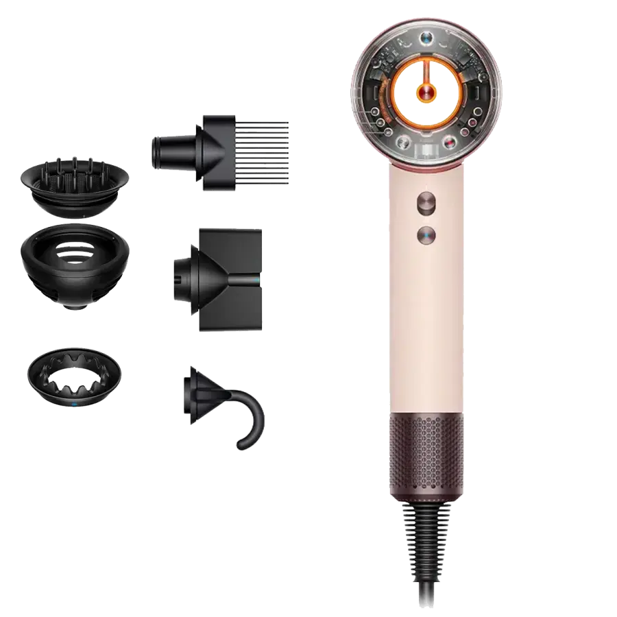 Фен для волосся Dyson Supersonic HD16 Nural Hair Dryer Curly+Coily - Ceramic Pink/Rose Gold (598975-01)