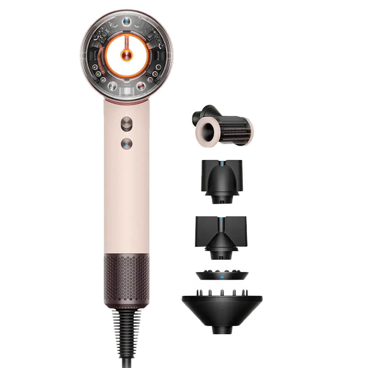 Фен для волос Dyson Supersonic HD16 Nural Hair Dryer Straight+Wavy - Ceramic Pink/Rose Gold (113407-01)