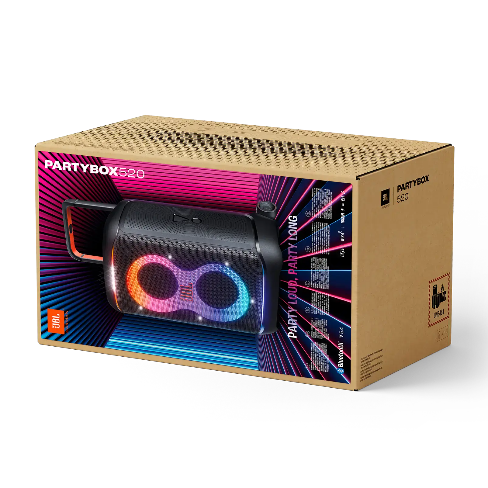 Колонка JBL PartyBox 520 Black (JBLPARTYBOX520EU)