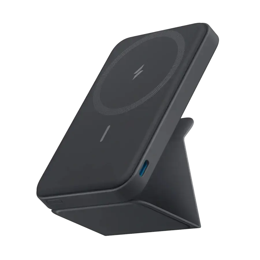 Магнітний павербанк Anker 622 Magnetic Battery 5000mAh [MagGo with Stand] - Black (A1614011)