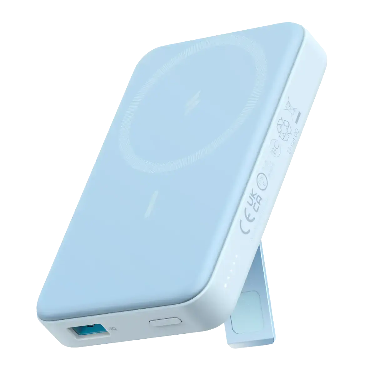 Магнитный павербанк Anker 633 Magnetic Battery 10000mAh 20W [MagGo with Stand] - Misty Blue (A1641B11)