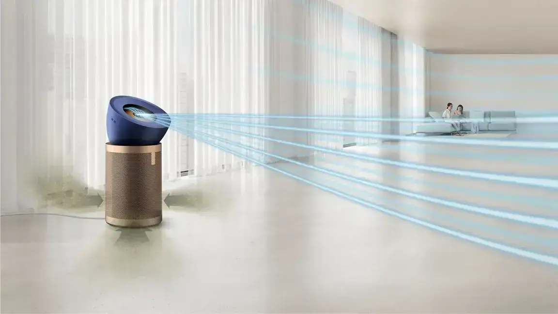 Очищувач повітря Dyson Purifier Big+Quiet Formaldehyde BP04 - Prussian Blue/Gold (410624-01) EU