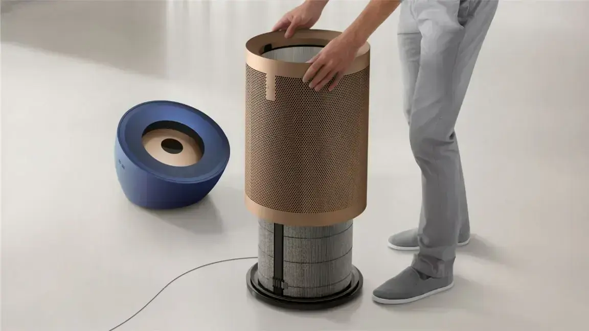 Очищувач повітря Dyson Purifier Big+Quiet Formaldehyde BP04 - Prussian Blue/Gold (410624-01) EU