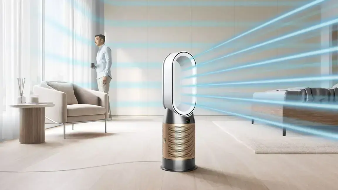 Очищувач повітря з обігрівом Dyson Purifier Hot+Cool HP2 De-NOx [HP12] - Nickel/Gold (546322-01)