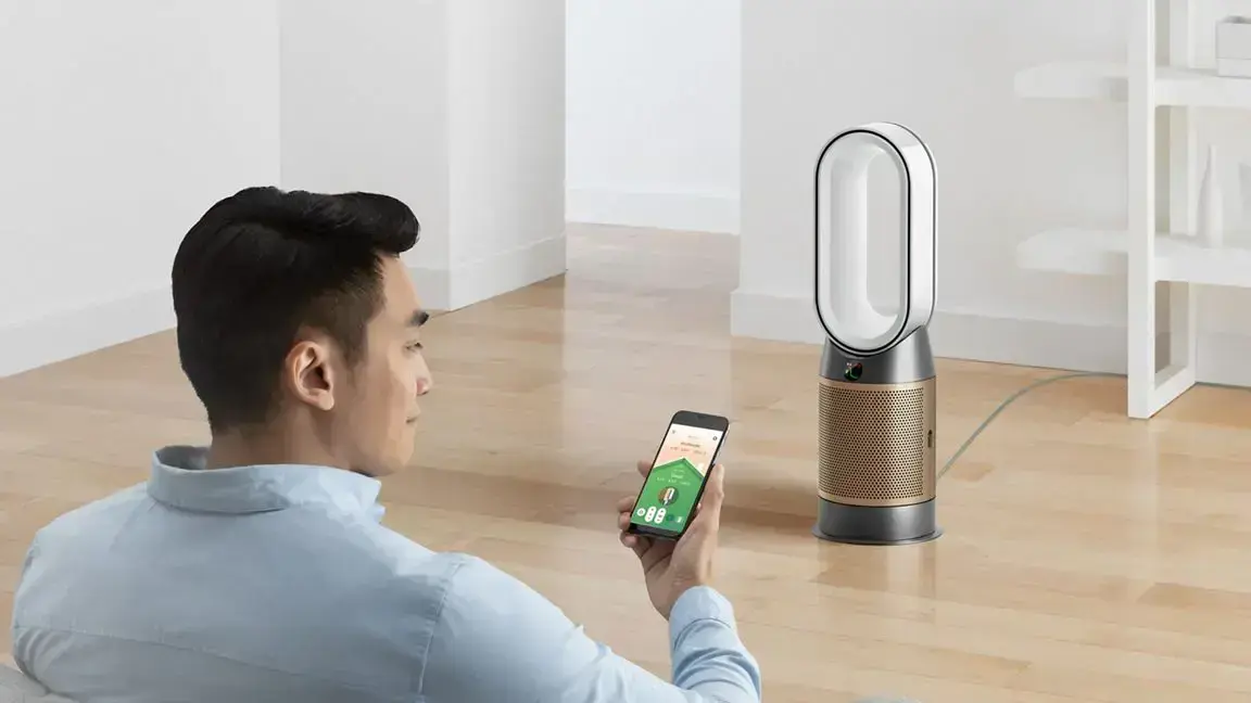 Очищувач повітря з обігрівом Dyson Purifier Hot+Cool HP2 De-NOx [HP12] - Nickel/Gold (546322-01)