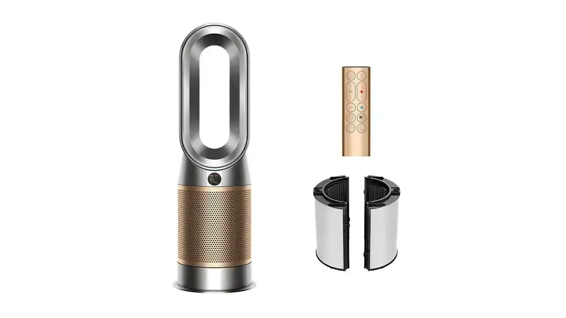 Очищувач повітря з обігрівом Dyson Purifier Hot+Cool HP2 De-NOx [HP12] - Nickel/Gold (546322-01)