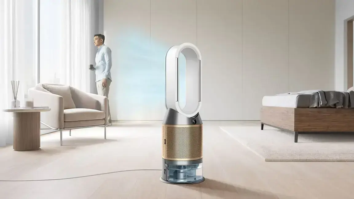 Очисник повітря + Зволожувач повітря Dyson Humidify+Cool PH2 De-NOx [PH05] - White/Gold (545007-01)