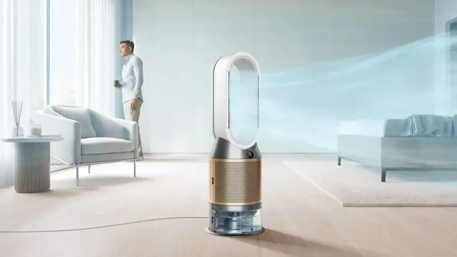 Очисник повітря + Зволожувач повітря Dyson Humidify+Cool PH2 De-NOx [PH05] - White/Gold (545007-01)
