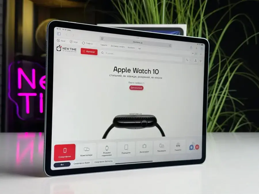 OPEN BOX Планшет Apple iPad Air 13'' M2 2024 Wi-Fi 256GB Blue (MV2F3) - Стан: ідеальний | Акумулятор: 100% | Комплект: повний | Гарантія: 6 міс.