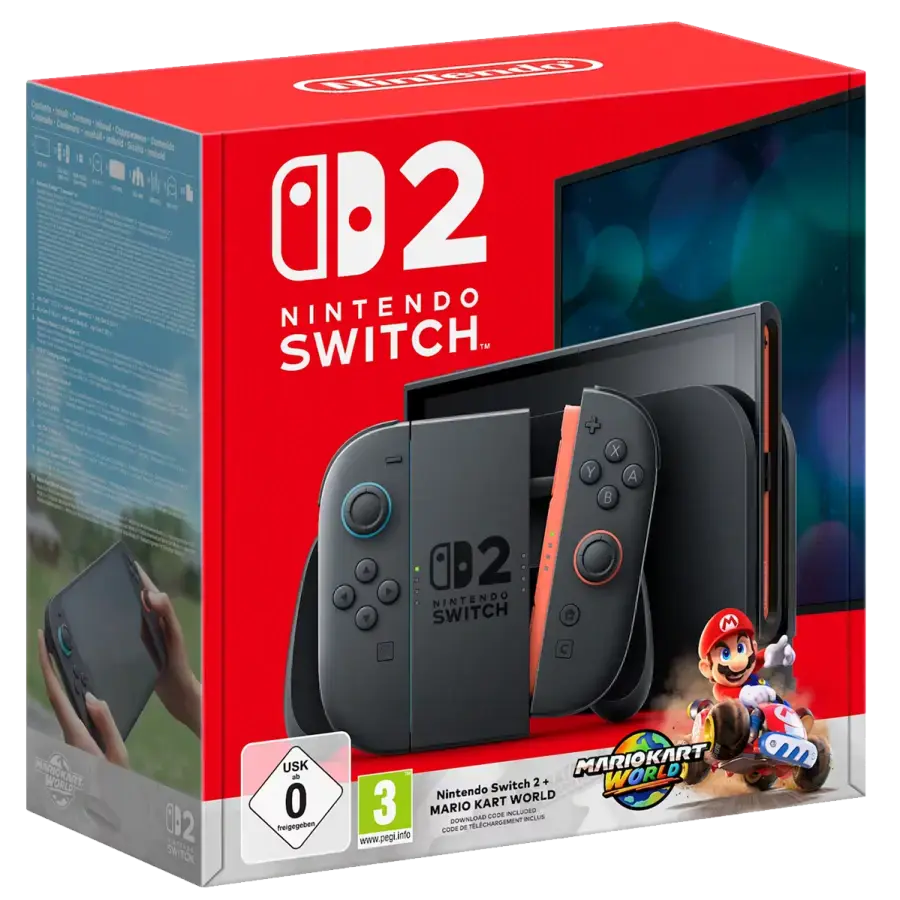 Портативная игровая приставка Nintendo Switch 2 + Mario Kart World Bundle (0045496321529)