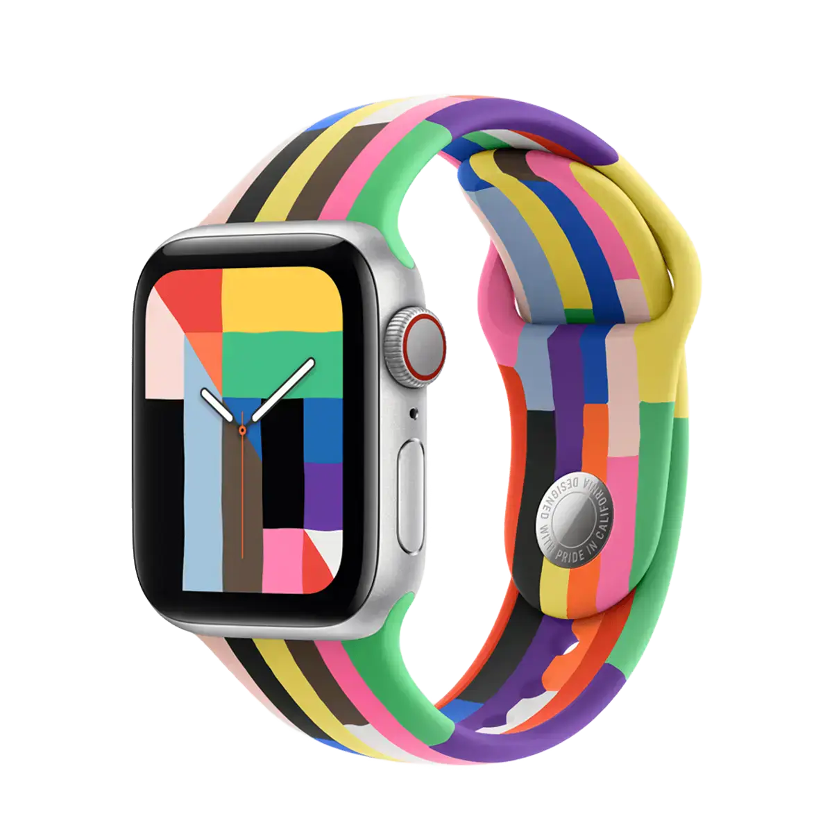 Ремінець Apple Pride Edition Sport Band для Apple Watch 38/40/41/42mm - M/L (MFFQ4, MDWE4)