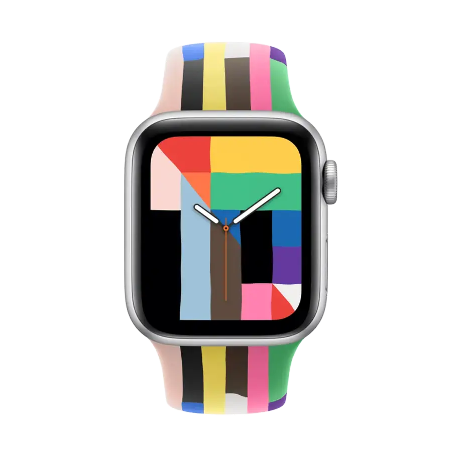 Ремінець Apple Pride Edition Sport Band для Apple Watch 38/40/41/42mm - S/M (MFFP4, MDWD4)