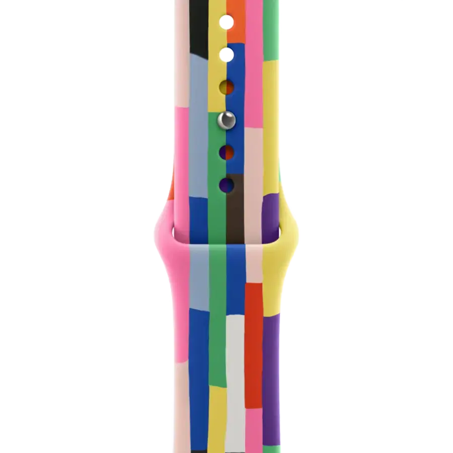 Ремінець Apple Pride Edition Sport Band для Apple Watch 38/40/41/42mm - S/M (MFFP4, MDWD4)