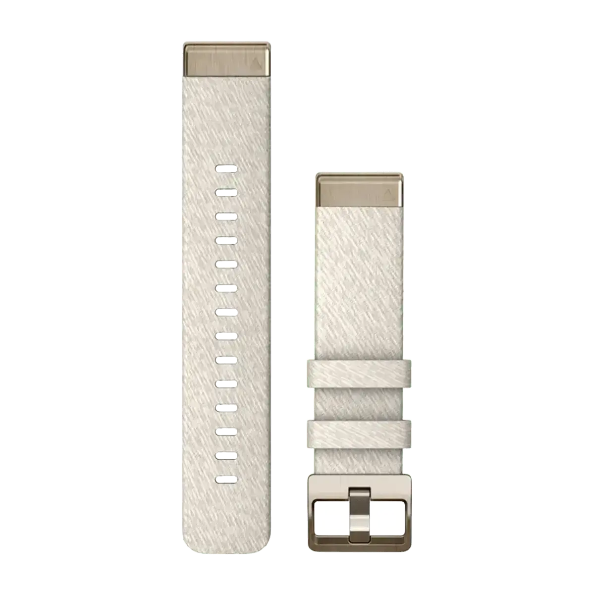 Ремінець Garmin QuickFit 20 mm Heathered Cream Nylon with Cream Gold Hardware (010-13102-07)