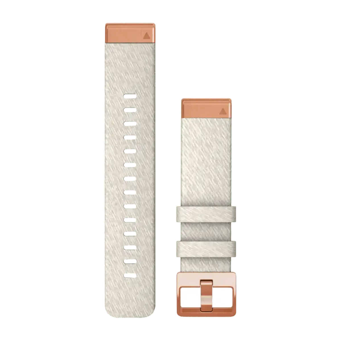 Ремешок Garmin QuickFit 20 mm Heathered Cream Nylon with Rose Gold Hardware (010-13102-09)