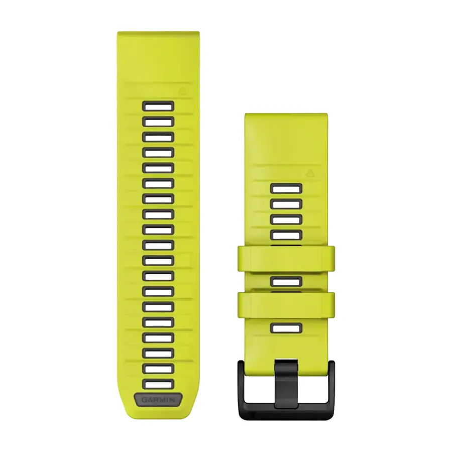 Ремешок Garmin QuickFit 26 Watch Bands Silicone - Amp Yellow/Graphite (010-13393-08)