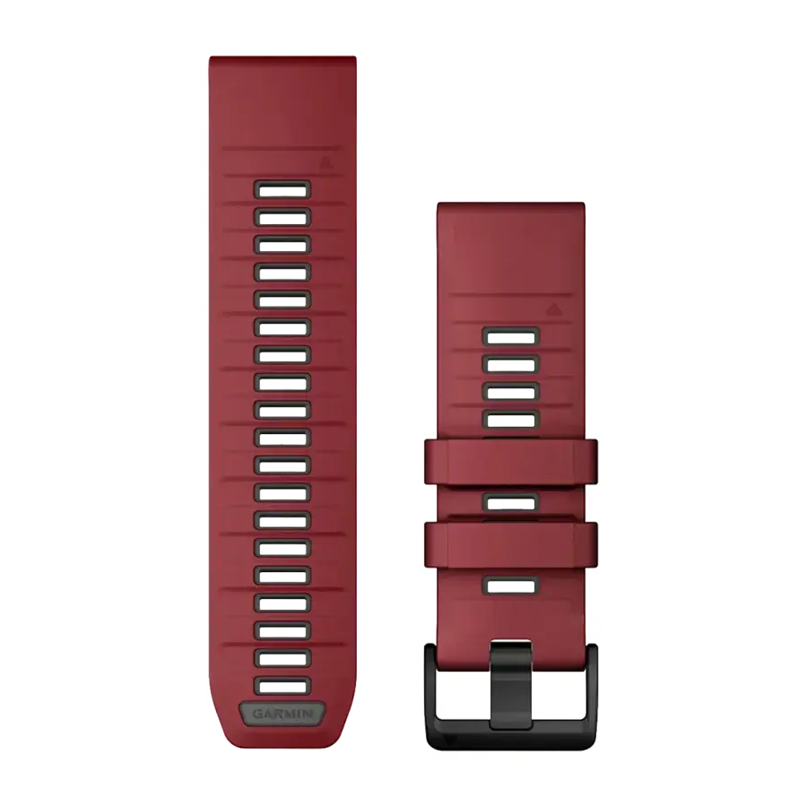 Ремешок Garmin QuickFit 26 Watch Bands Silicone - Marsala/Graphite (010-13393-06)