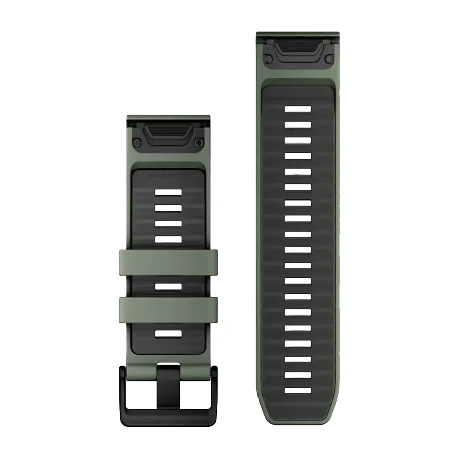 Ремешок Garmin QuickFit 26 Watch Bands Silicone - Willow/Graphite (010-13393-04)