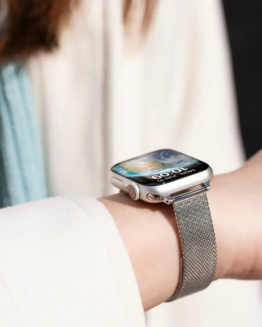 Ремінець LAUT LINKS ARCTIC для Apple Watch 44/45/46/49mm - Silver (L_AWL_ARC_SL)