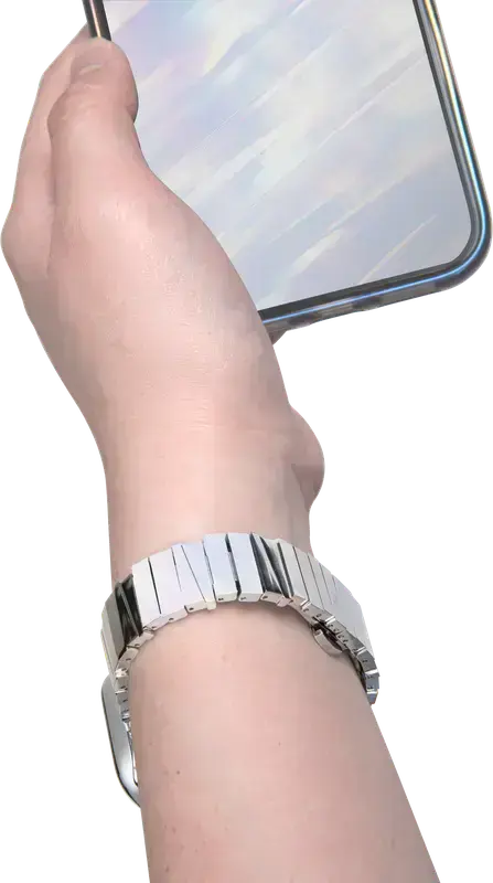 Ремінець LAUT LINKS MARCH для Apple Watch 38/40/41/42mm - Silver (L_AWS_MAR_SL)