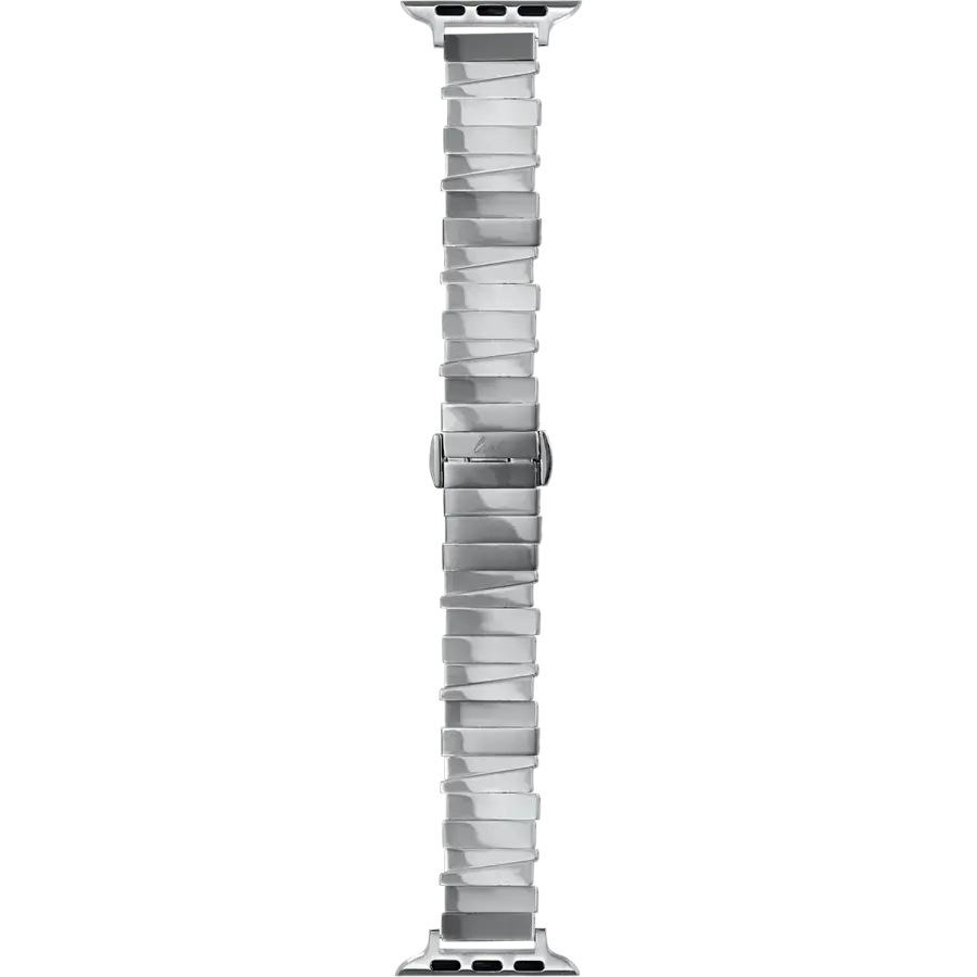 Ремінець LAUT LINKS MARCH для Apple Watch 38/40/41/42mm - Silver (L_AWS_MAR_SL)