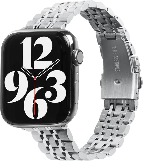 Ремінець LAUT LINKS NOBLE для Apple Watch 38/40/41/42mm - Silver (L_AWS_NO_SL)