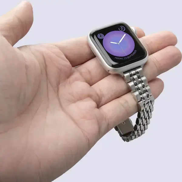 Ремінець LAUT LINKS NOBLE для Apple Watch 38/40/41/42mm - Silver (L_AWS_NO_SL)
