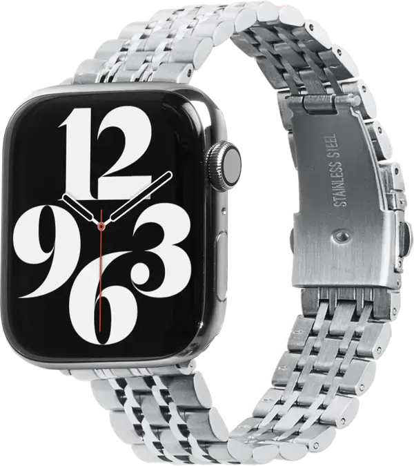 Ремешок LAUT LINKS NOBLE для Apple Watch 44/45/46/49mm - Silver (L_AWL_NO_SL)