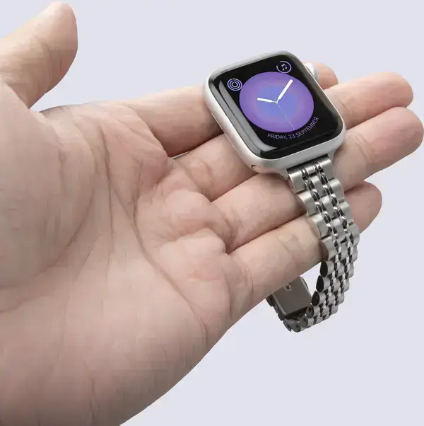 Ремешок LAUT LINKS NOBLE для Apple Watch 44/45/46/49mm - Silver (L_AWL_NO_SL)