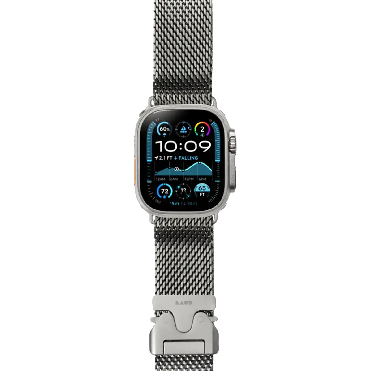 Ремінець LAUT SATURN LOOP для Apple Watch 44/45/46/49mm - Titanium (L_AWL_SAT_TI)