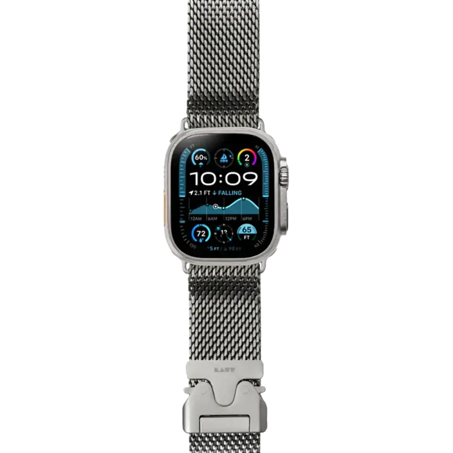 Ремінець LAUT SATURN LOOP для Apple Watch 44/45/46/49mm - Titanium (L_AWL_SAT_TI)