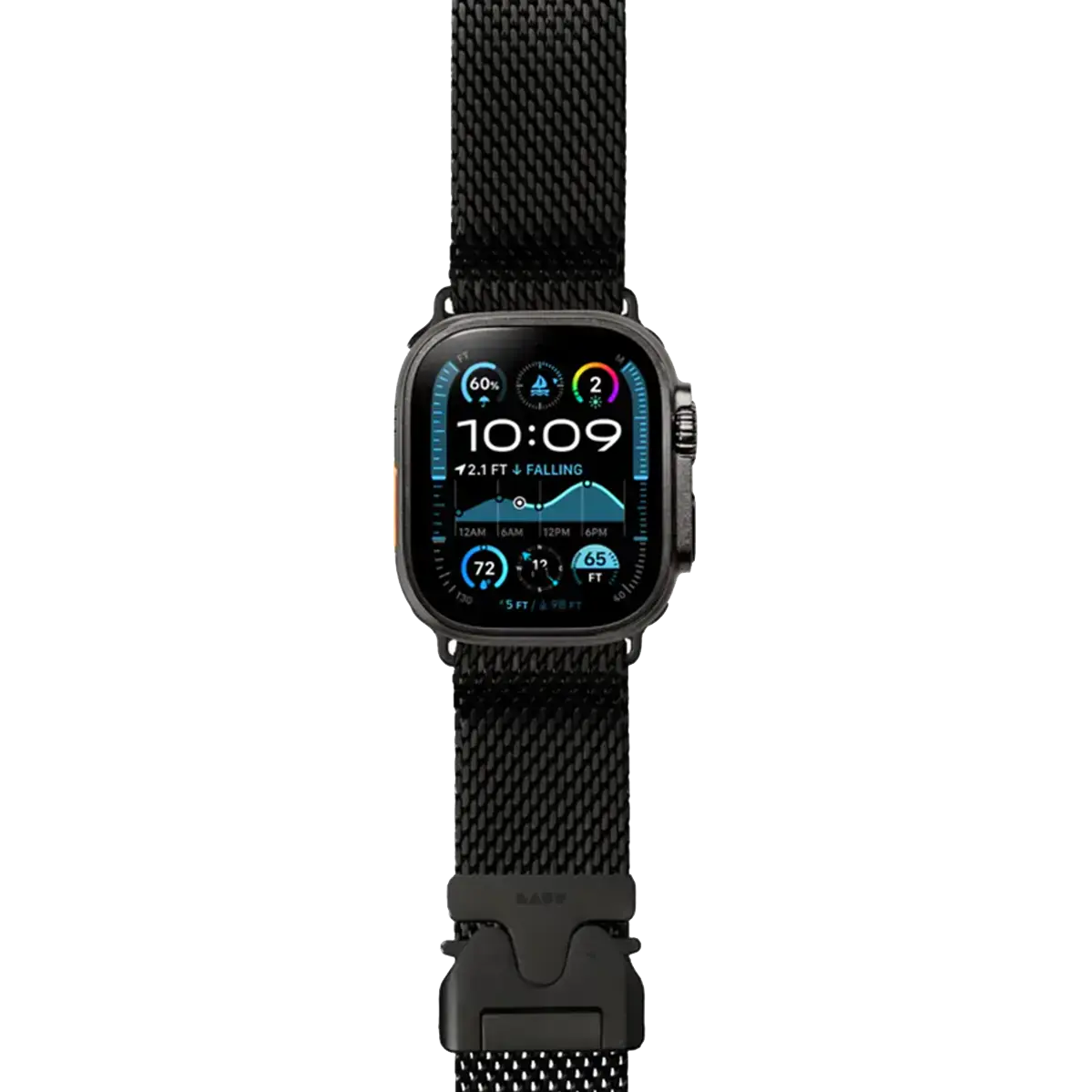 Ремінець LAUT SATURN LOOP для Apple Watch 44/45/46/49mm - Rock Black (L_AWL_SAT_BK)