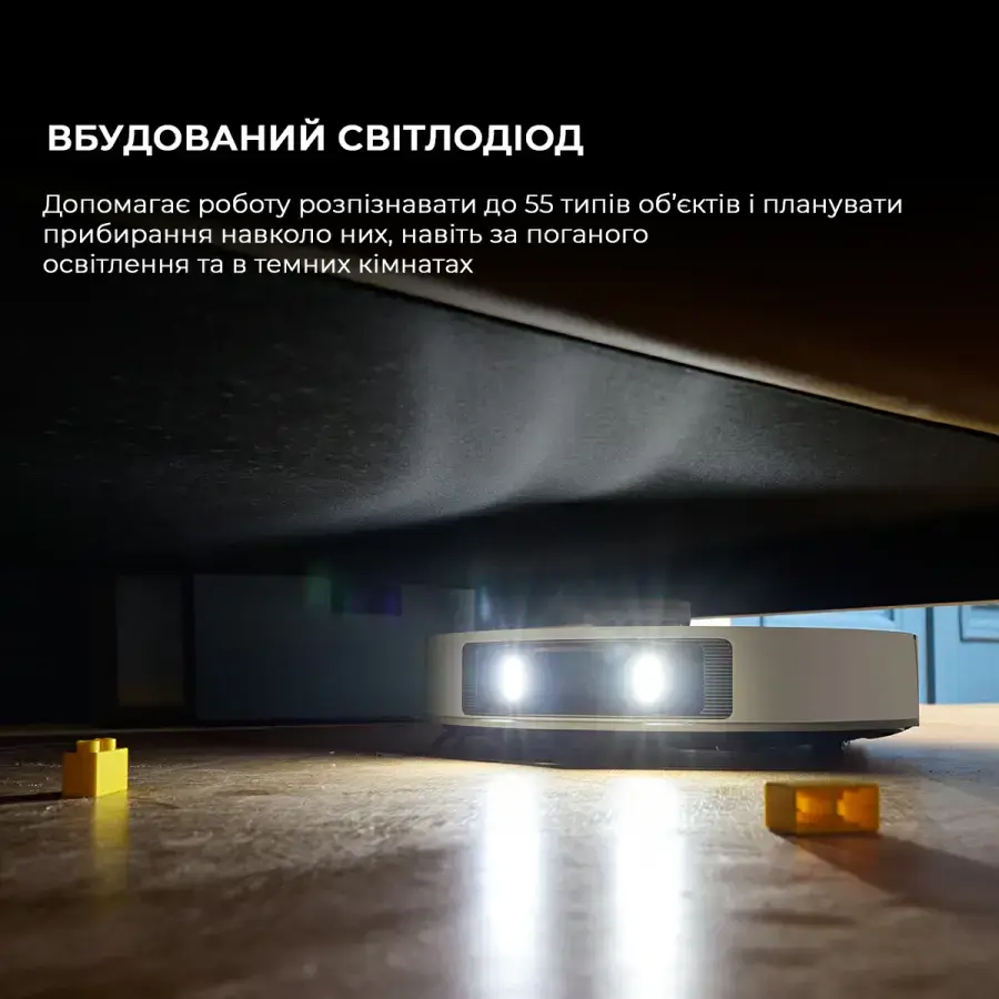 Робот-пилосос з вологим прибиранням Dreame Bot L20 Ultra Complete White (RLX41CE)