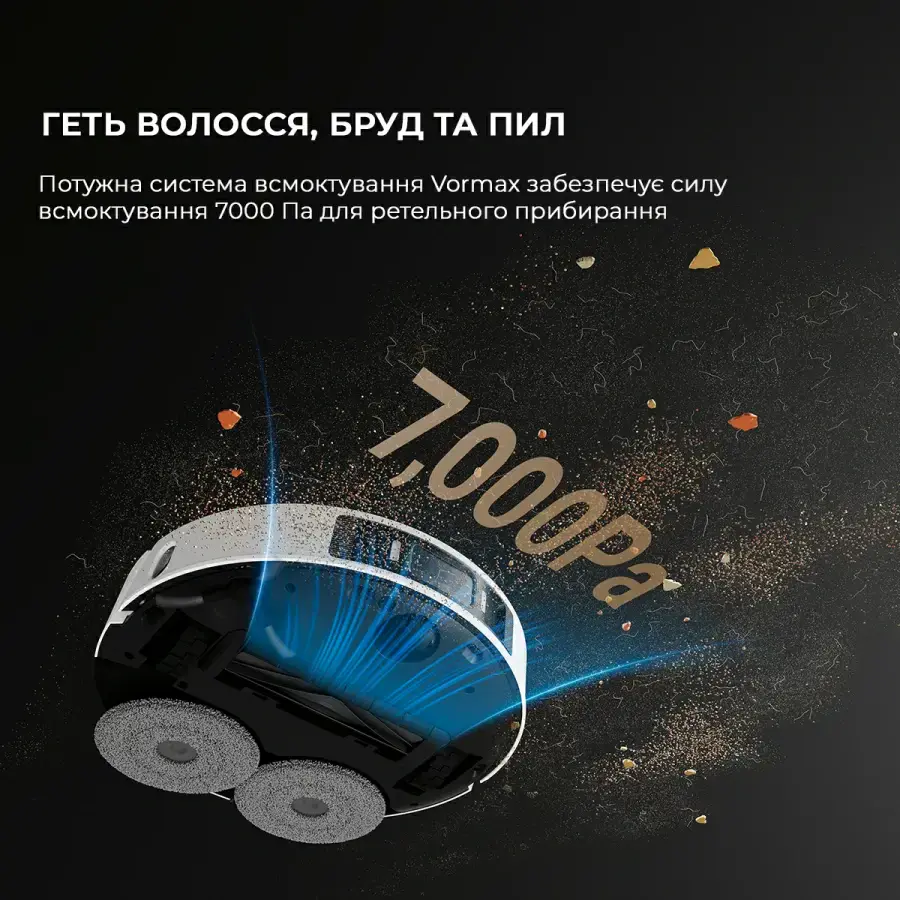 Робот-пилосос з вологим прибиранням Dreame Bot L20 Ultra Complete White (RLX41CE)