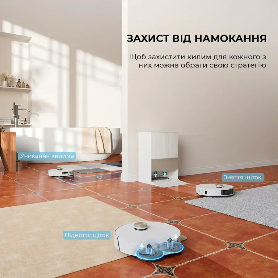 Робот-пилосос з вологим прибиранням Dreame Bot L20 Ultra Complete White (RLX41CE)