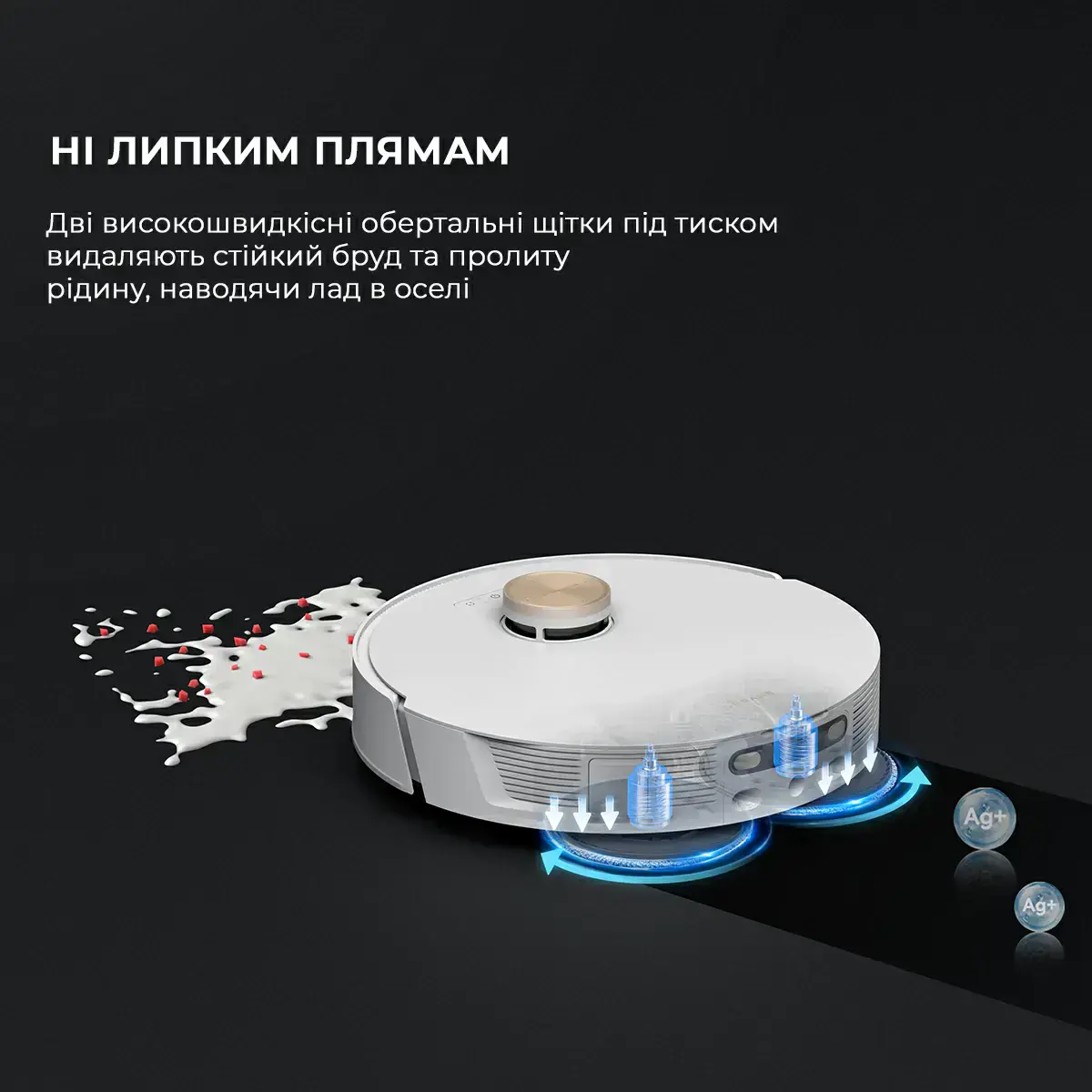 Робот-пилосос з вологим прибиранням Dreame Bot L20 Ultra Complete White (RLX41CE)