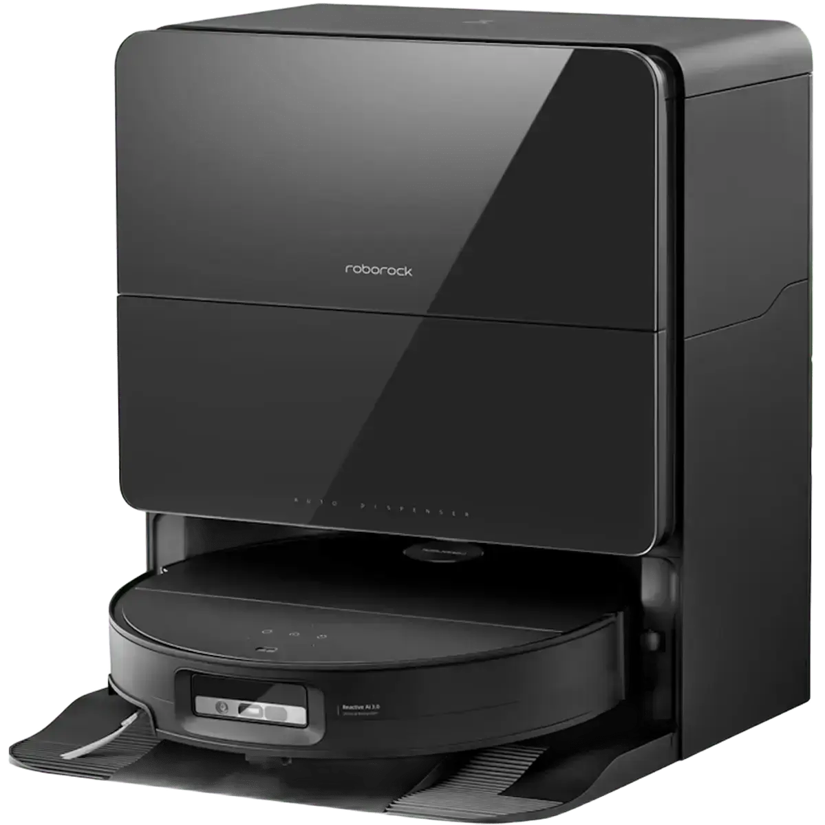 Робот-пылесос с влажной уборкой Roborock Saros 10 - Black (S1052-00)