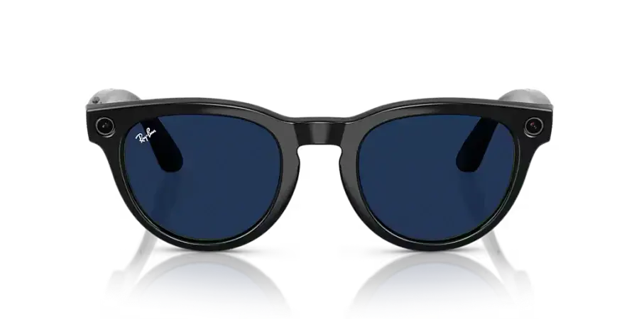 Смарт-окуляри Ray-Ban | Meta Headliner Large - Shiny Black / Clear to Sapphire Transitions (RW4009F 601/MF 51-23)