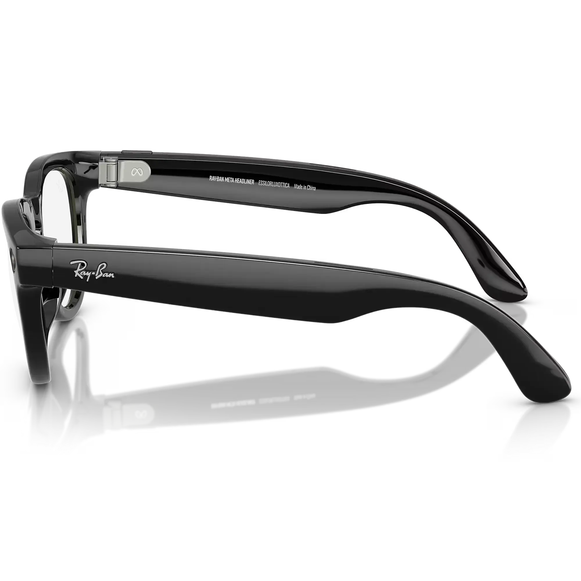 Смарт-очки Ray-Ban | Meta Headliner Large - Shiny Black / Clear to Sapphire Transitions (RW4009F 601/MF 51-23)