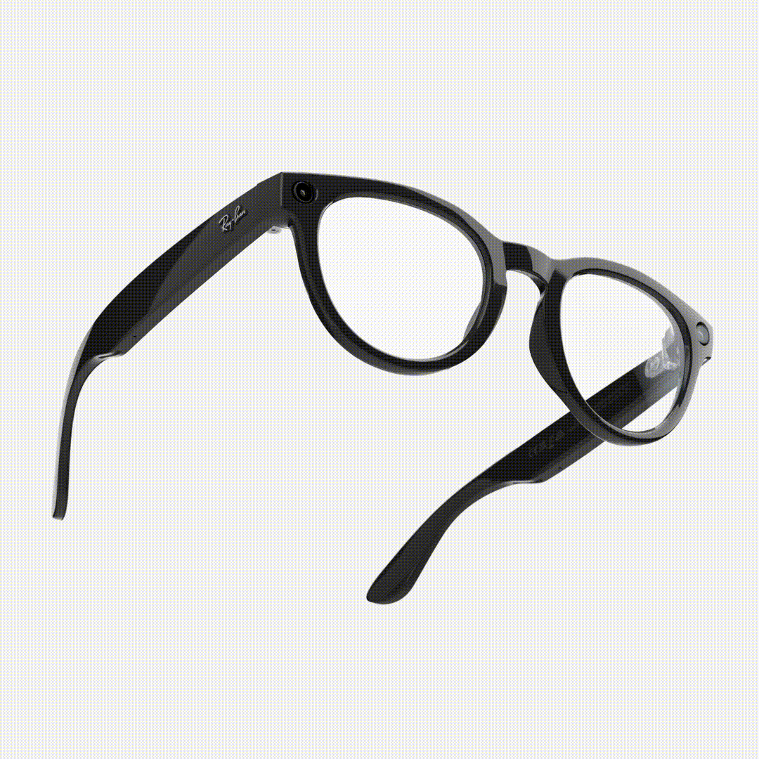 Смарт-очки Ray-Ban | Meta Headliner Large - Shiny Black / Clear to Sapphire Transitions (RW4009F 601/MF 51-23)