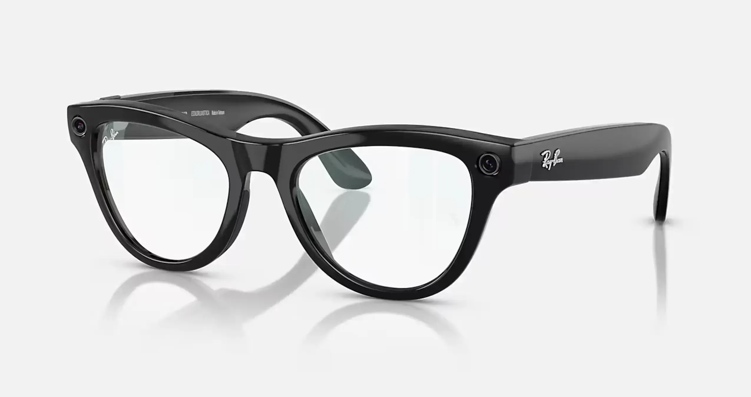 Смарт-окуляри Ray-Ban | Meta Skyler Standard - Shiny Black / Clear (RW4010 601/SB 52-20)