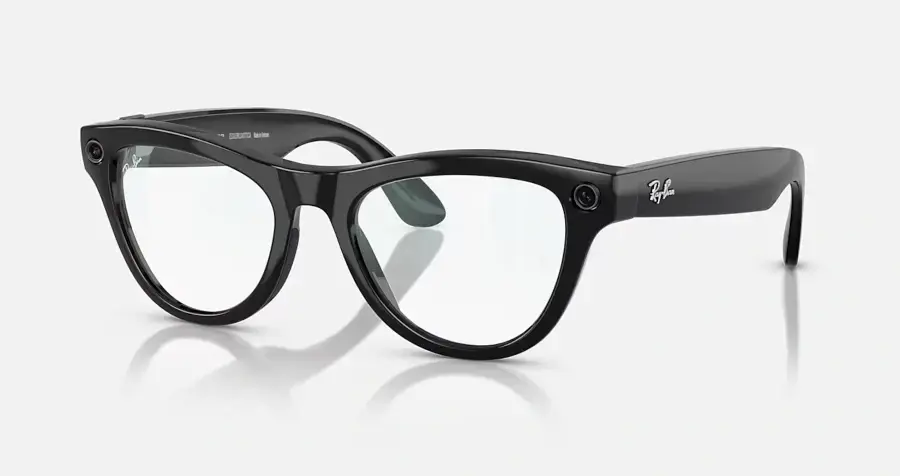 Смарт-очки Ray-Ban | Meta Skyler Standard - Shiny Black / Clear (RW4010 601/SB 52-20)